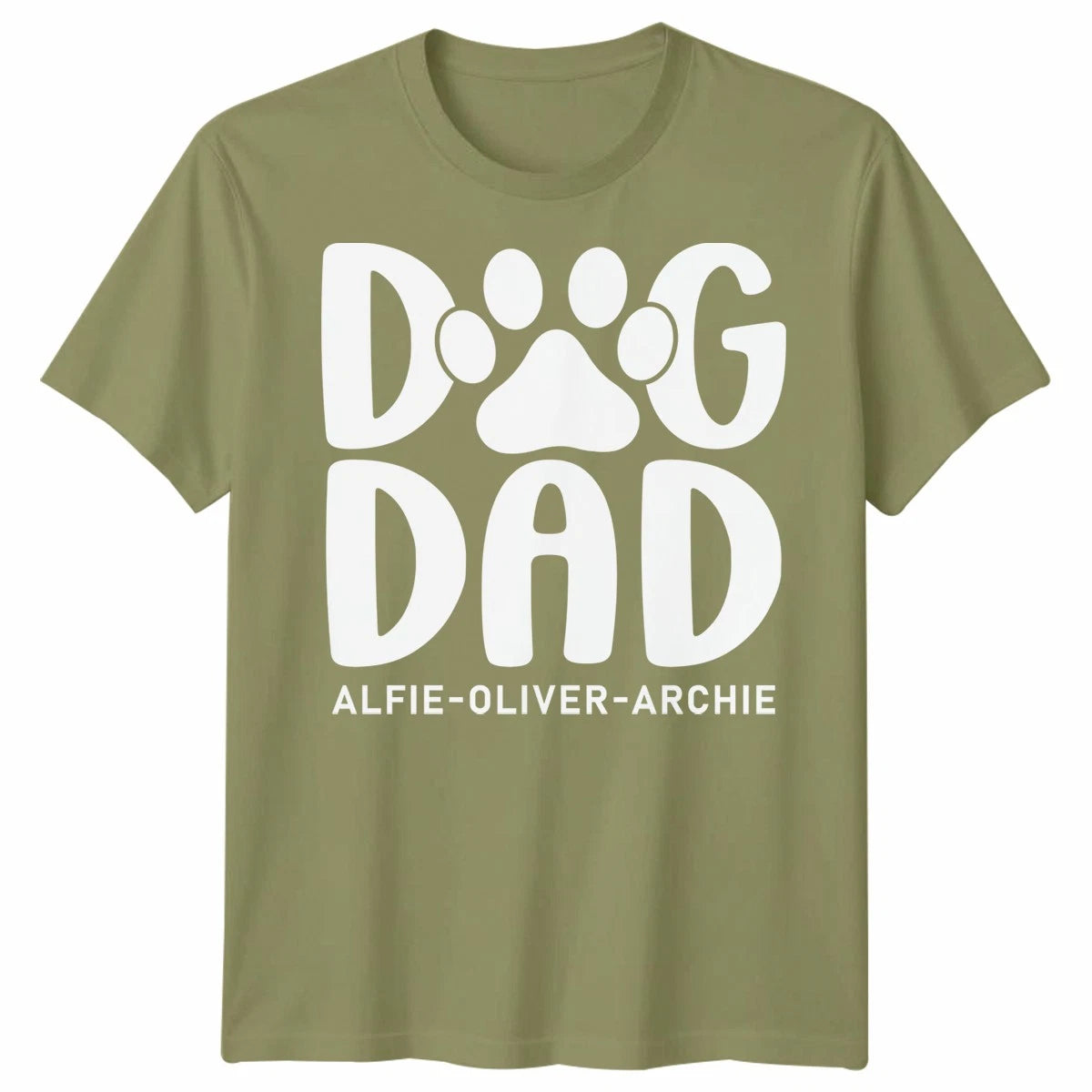 Dog Dad Shirt Custom With Dog Names Fathers Day Pet Owner