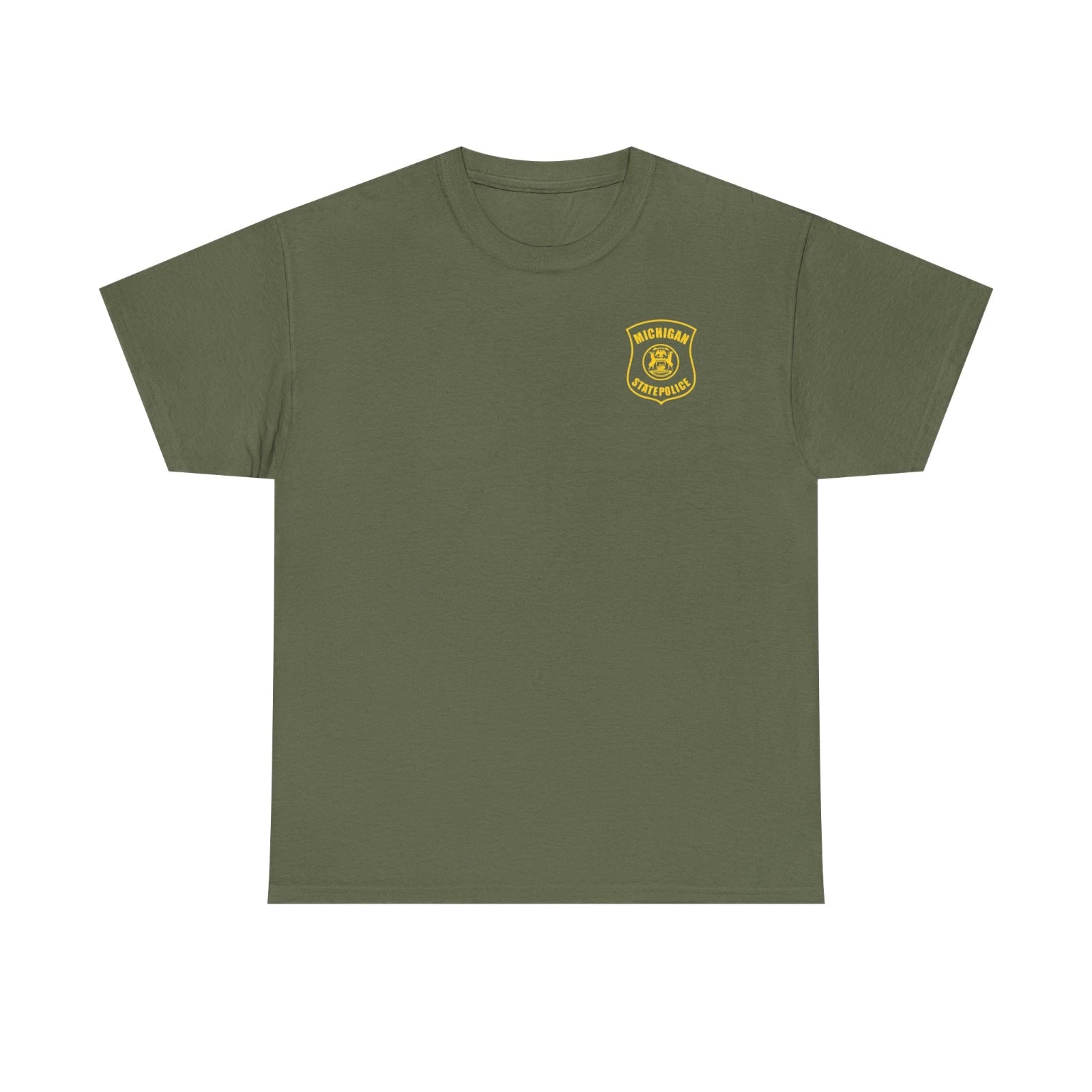 michigan state police -  Custom front and back tee