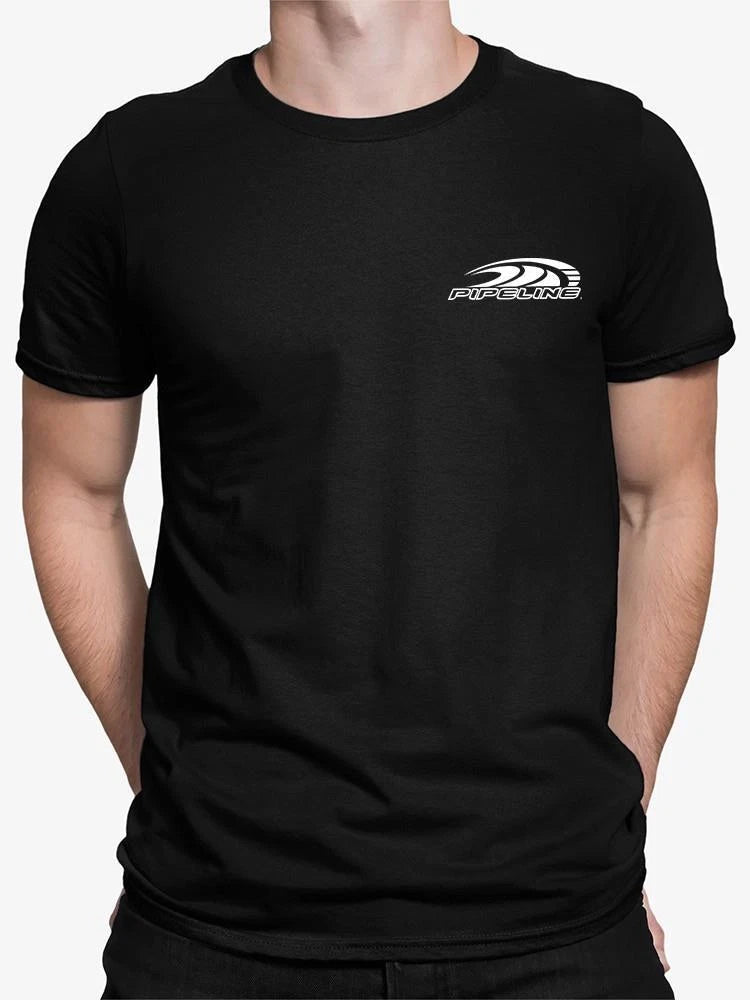 Pipeline Vintage Surf Graphic Tee - Black Tshirt Men's