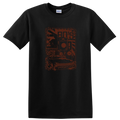 Artistic Home Decor Line Drawing Illustration T Shirt for Creative Souls Tee