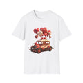Valentines day dog Unisex T-Shirt, Valentines Tshirt, Cute Dog Tee, Love