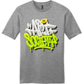 NEW Art Society 3D GRAFFITI BLACK/GREEN Tee Shirt GREY FROST SM-4XL MADE IN USA