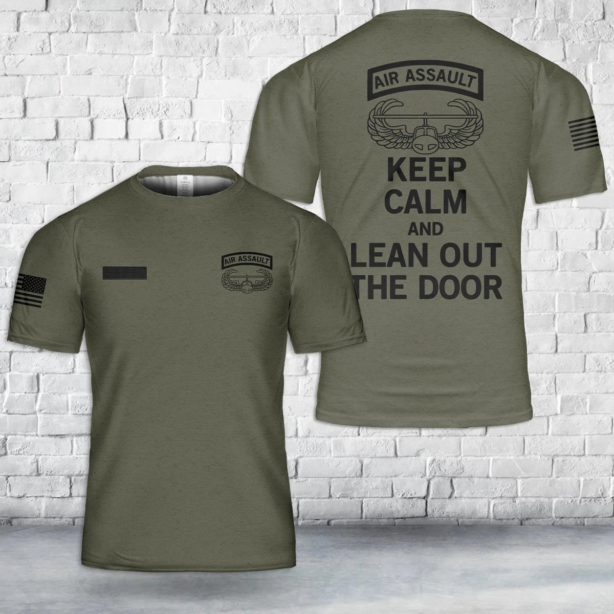 Custom Name US ARMY Air Assault AOP Shirt 3D shirt full size S-5XL