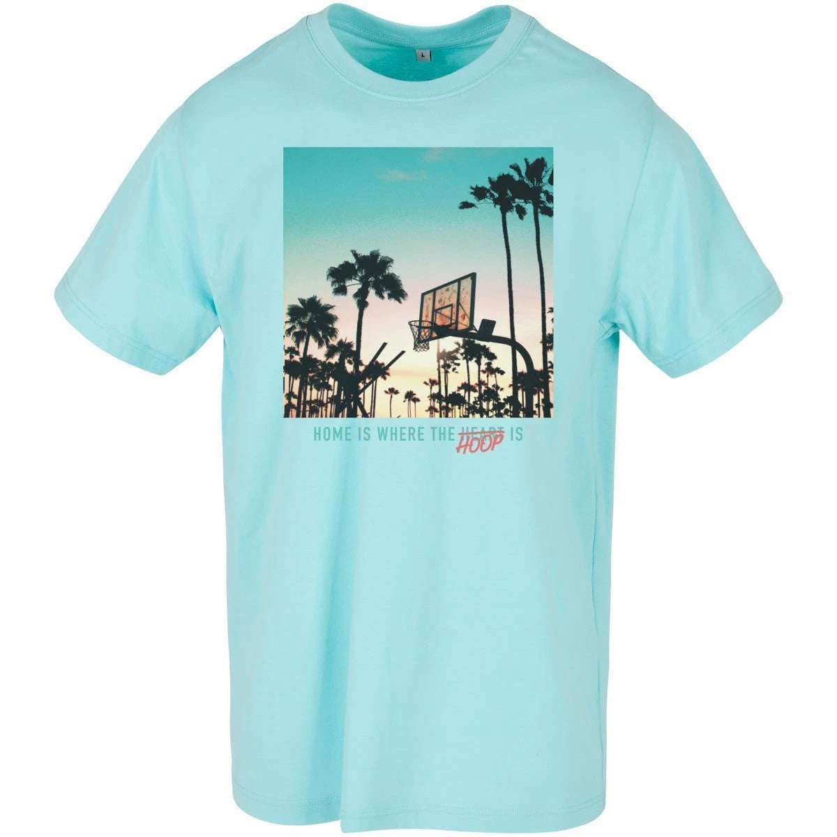 Mister Tee Home Hoop Tee Mens T-Shirt Basketball Oversized Cotton Jersey