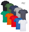 T-Shirt 100% Cotton Short Sleeve Round Neck Modern Fit Unisex Tee by SOLS XS-5XL