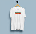 Gabru Printed T-Shirt Graphic White Half Sleeves Round Neck Polyester Tee's Wear