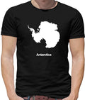 Country Silhouettes Antarctica Mens T-Shirt - South Pole - Peninsula - Antarctic