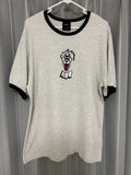 HUF Gray T-Shirt L Used Streetwear Man Casual Shirt