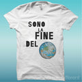 T-shirt "I am the end of the world" White The happiness is have my T-shirt new