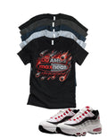 OG Max 95 Big Bubble Comet Red Negatives Sneaker Matching T-Shirt Sneakerhead