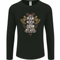 Funny Viking Wife Quote Wedding Anniversary Mens Long Sleeve T-Shirt