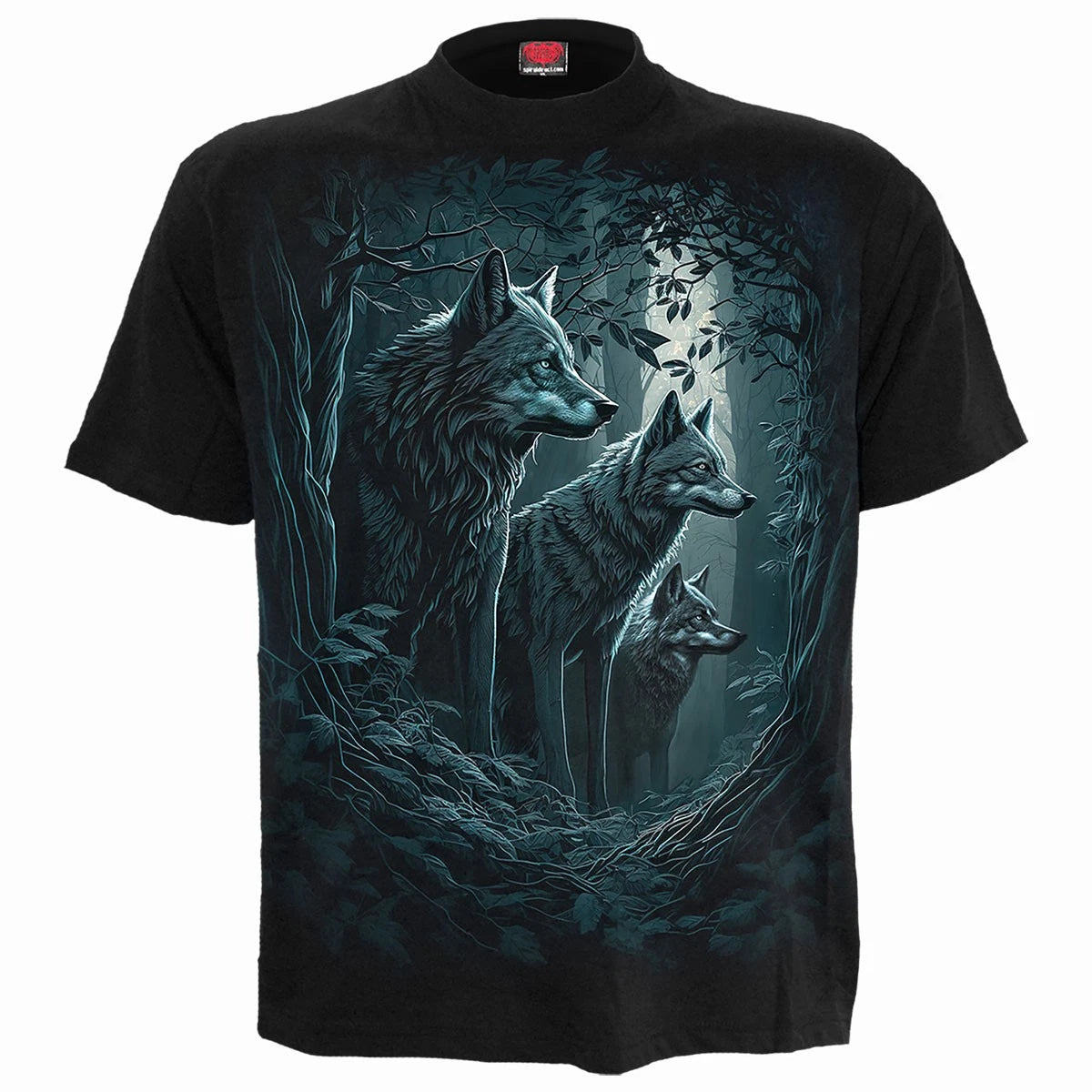 Spiral - FOREST GUARDIANS - T-Shirt Black