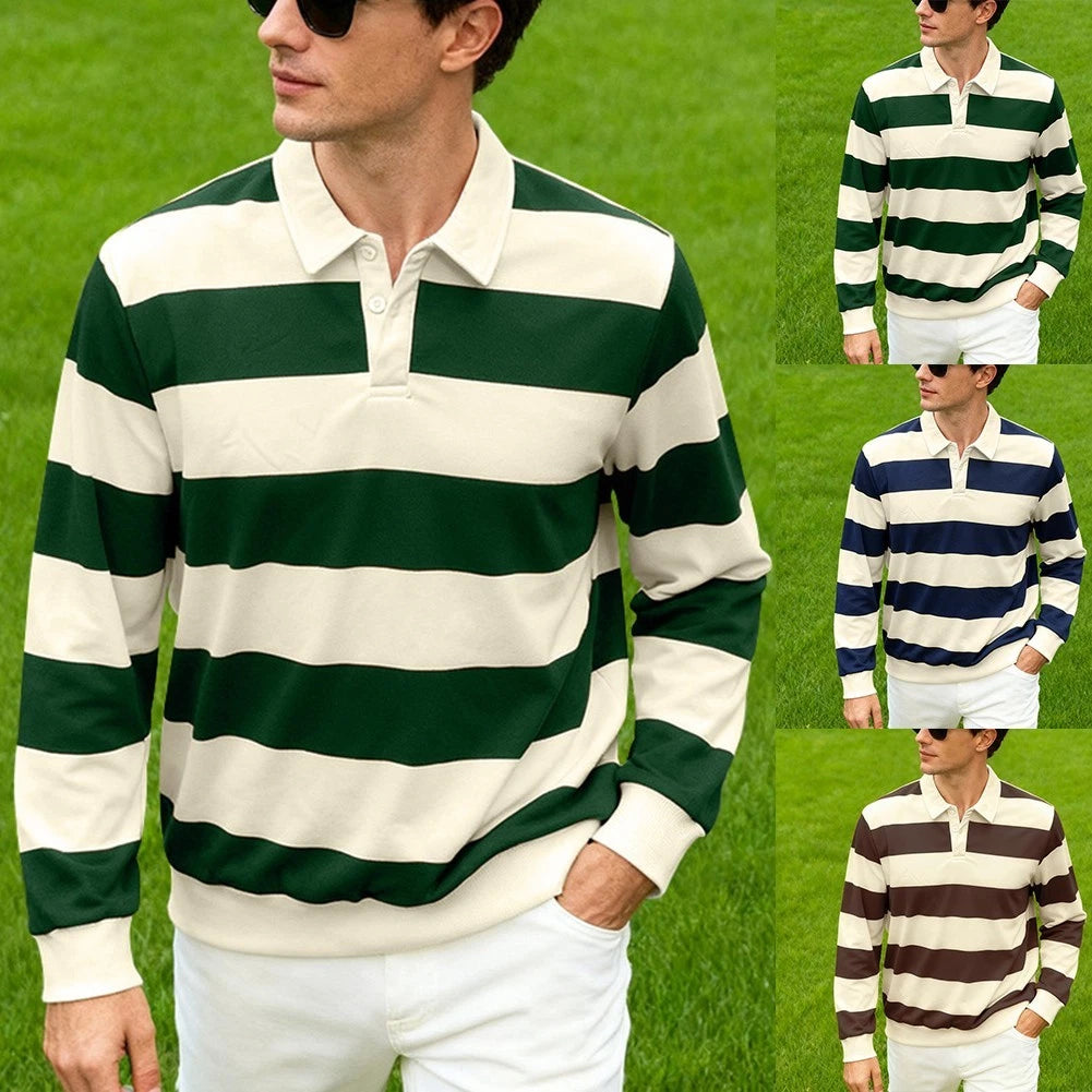 For Outdoor For Daily Wear Men Casual T-shirt Outdoor Activities Lapel
