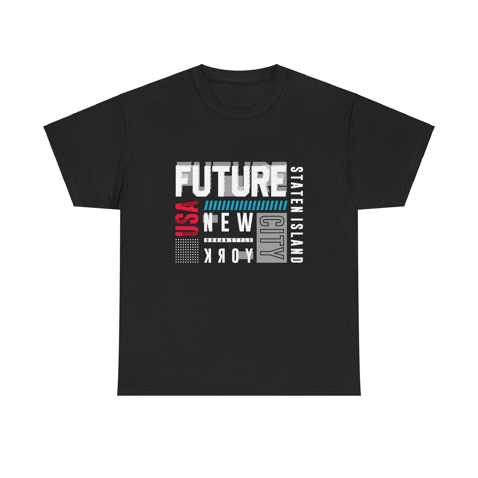 Future NYC Unisex Heavy Cotton Tee - Cool Urban Graphic Shirt, Gifts for New