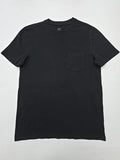 GAP Men Black Pocket Logo T-Shirt Size M Regular Crew Neck