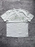 Vintage Y2K Stussy Mercury Tee Green Logo WHITE T SHIRT SIZE M SKATE STREETWEAR