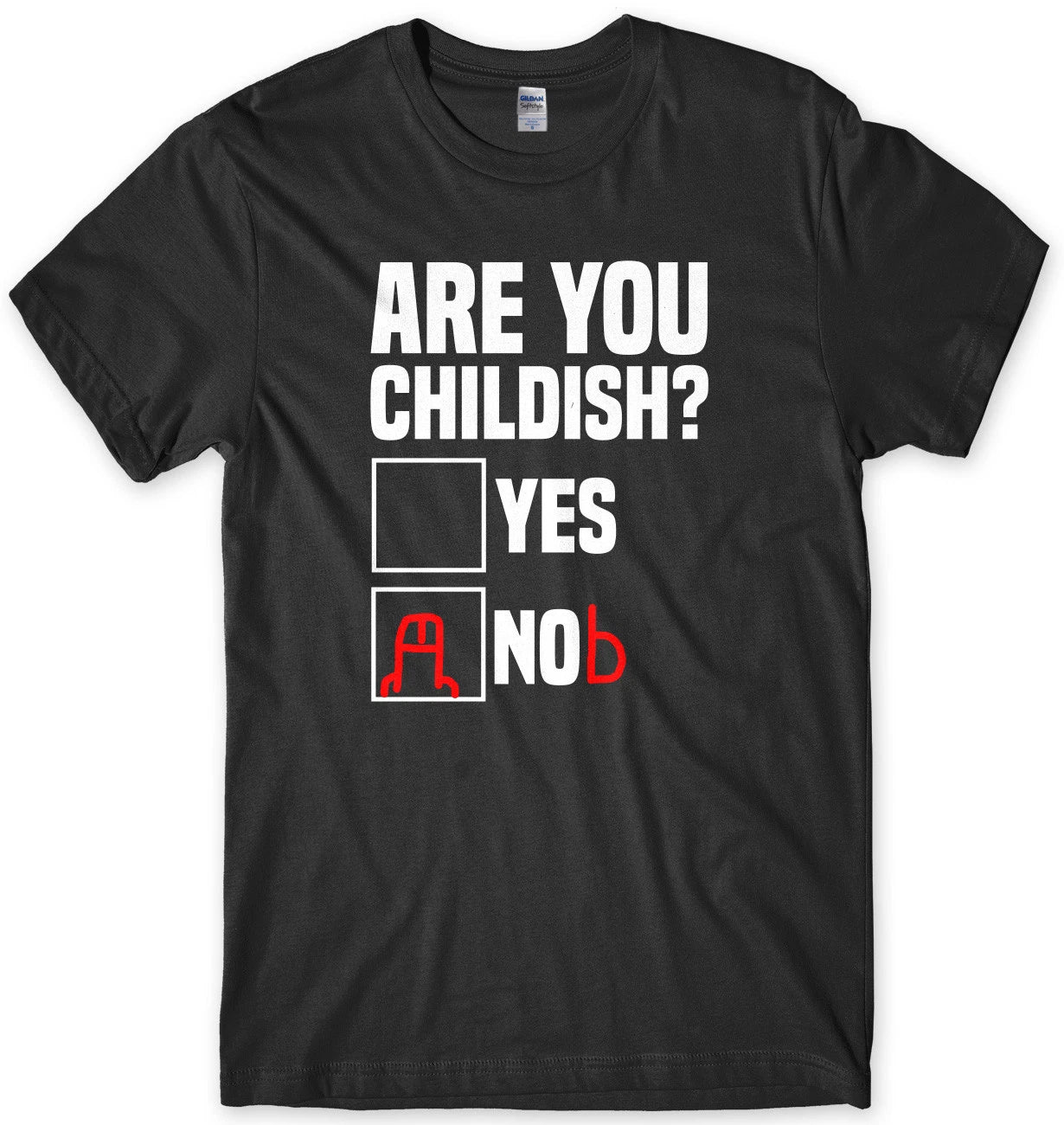 Are You Childish? Mens Funny Unisex T-Shirt