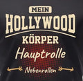 Mens Black Hollywood Funny Hero Quote T-Shirt Regular Fit 100% Cotton Jersey