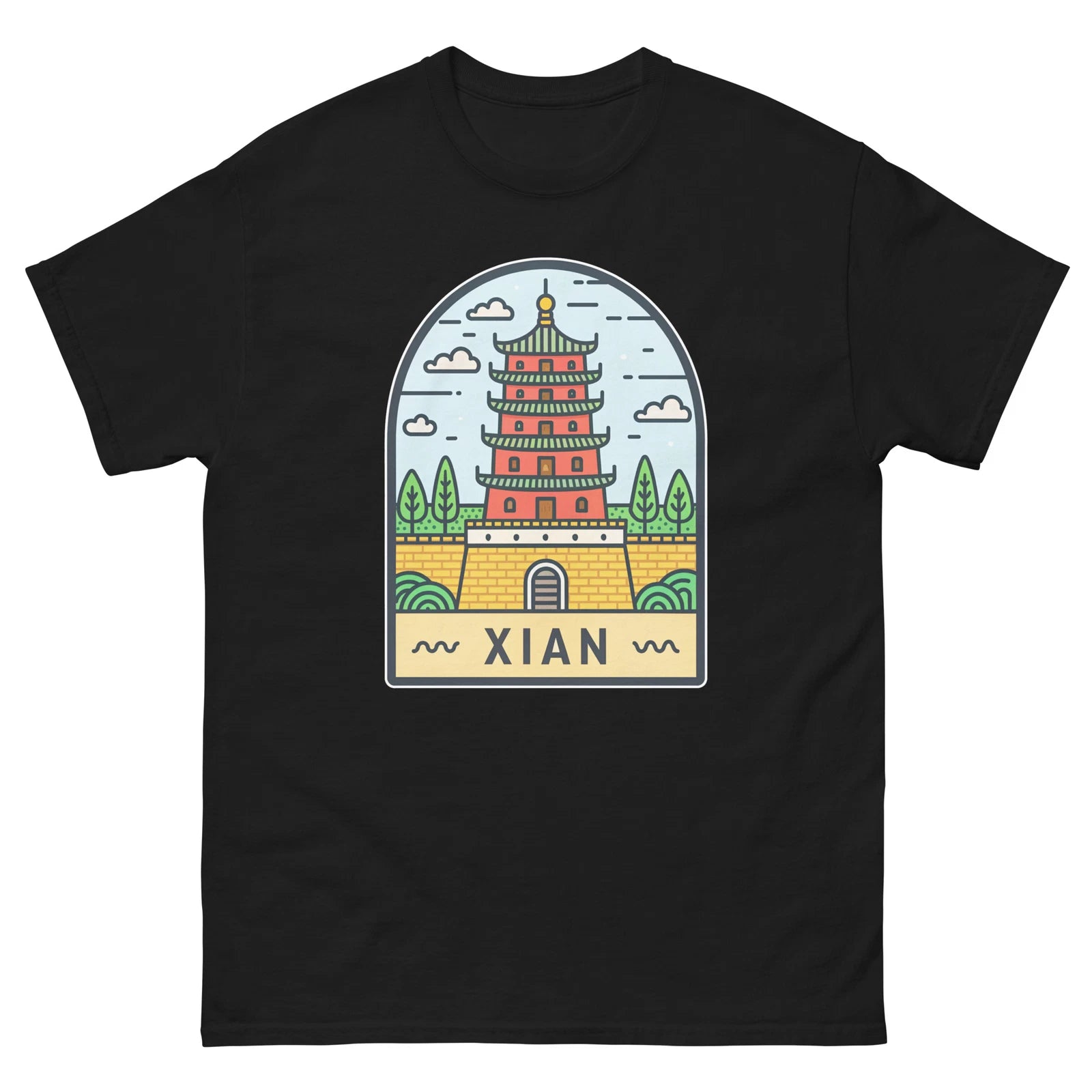 Xian World Travel Urban Area City T-Shirt