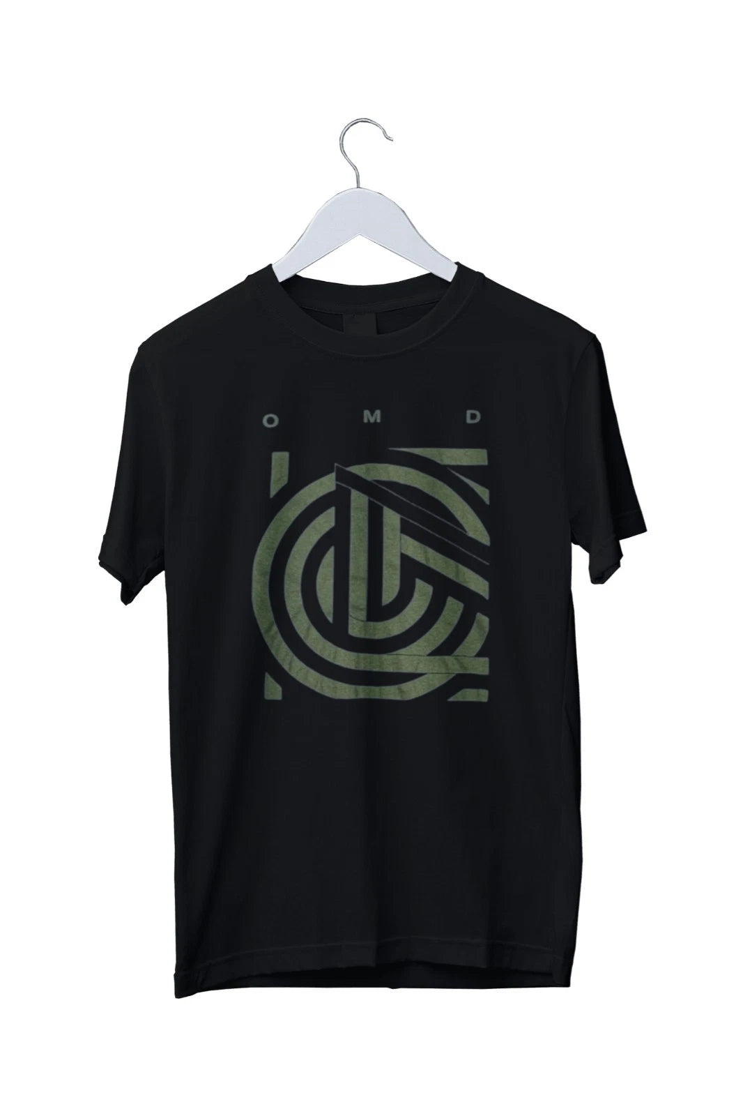 OMD Band - Souvenir Bronze Lines Graphic Print T-Shirt Mens S M L XL 2 3 4 XL