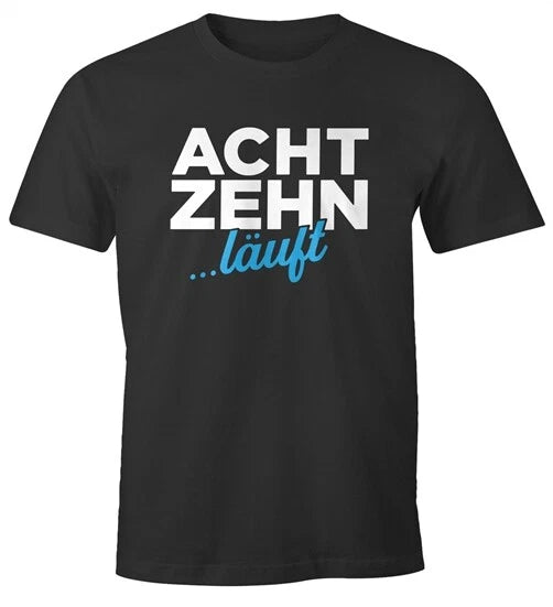 Mens 18th Birthday Gift T Shirt For Men Boys Print Eighteen