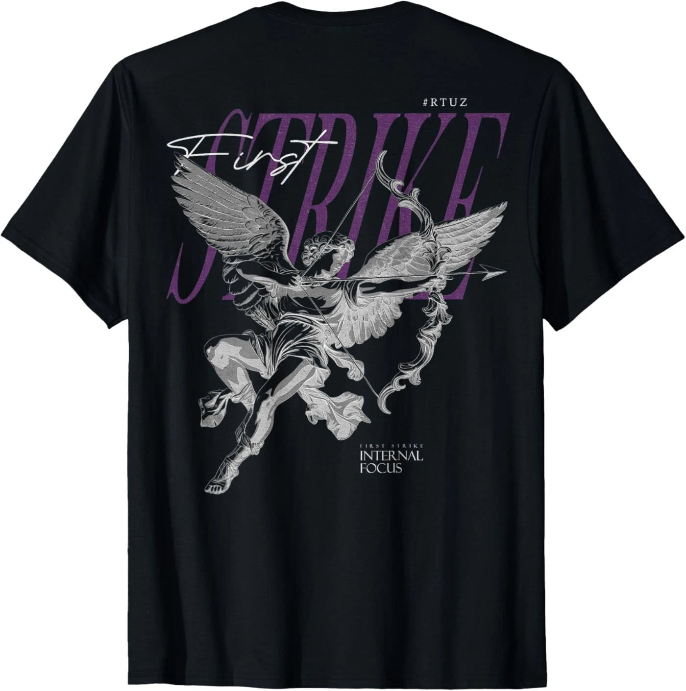 ( On BACK ) Back Print Y2K Aesthetic Streetwear Fashion Women Men Angel T-Shirt