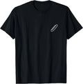 Line Art Icon Graphic Minimalist Simple Baguette T-Shirt