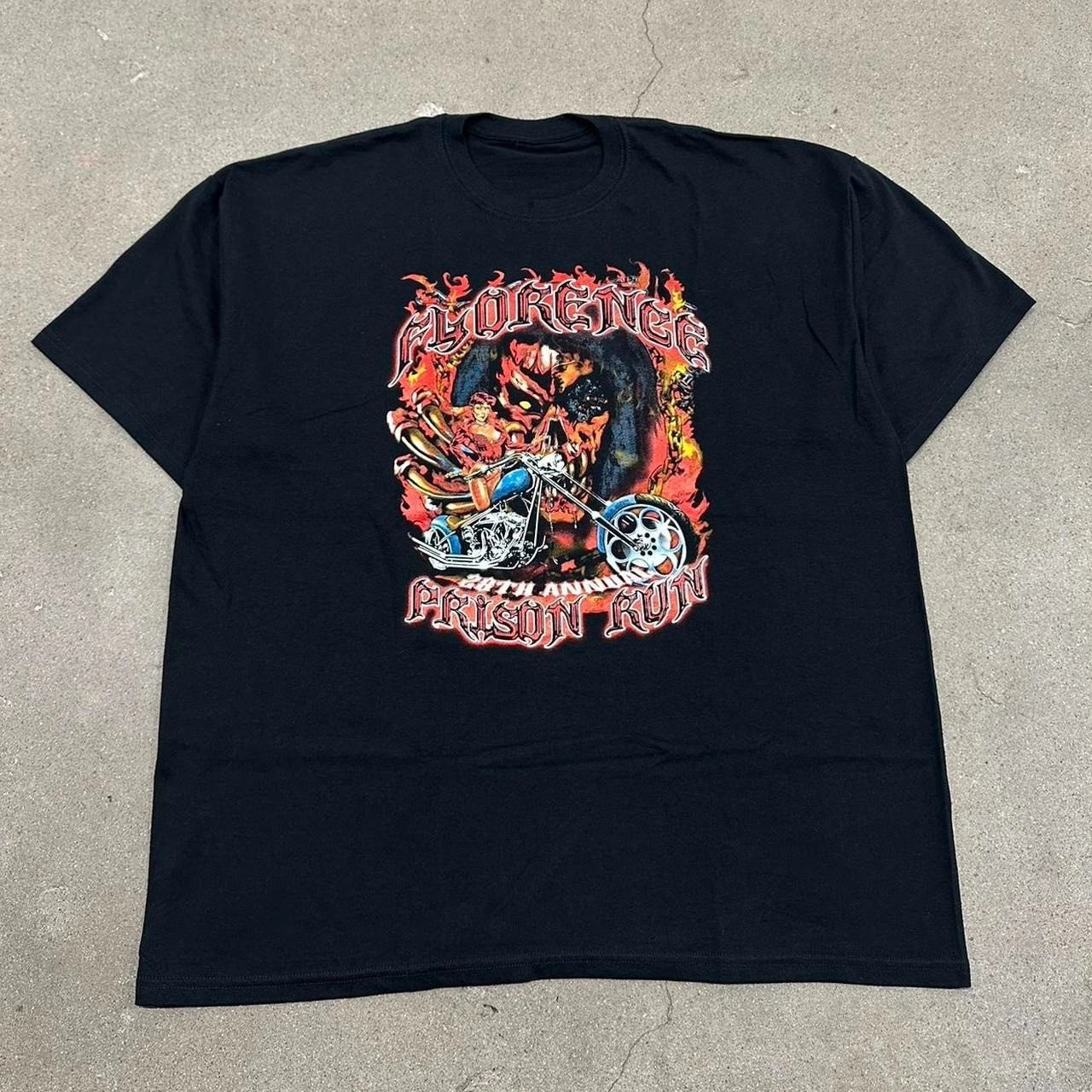 Y2K Motorcycle Grunge T-Shirt