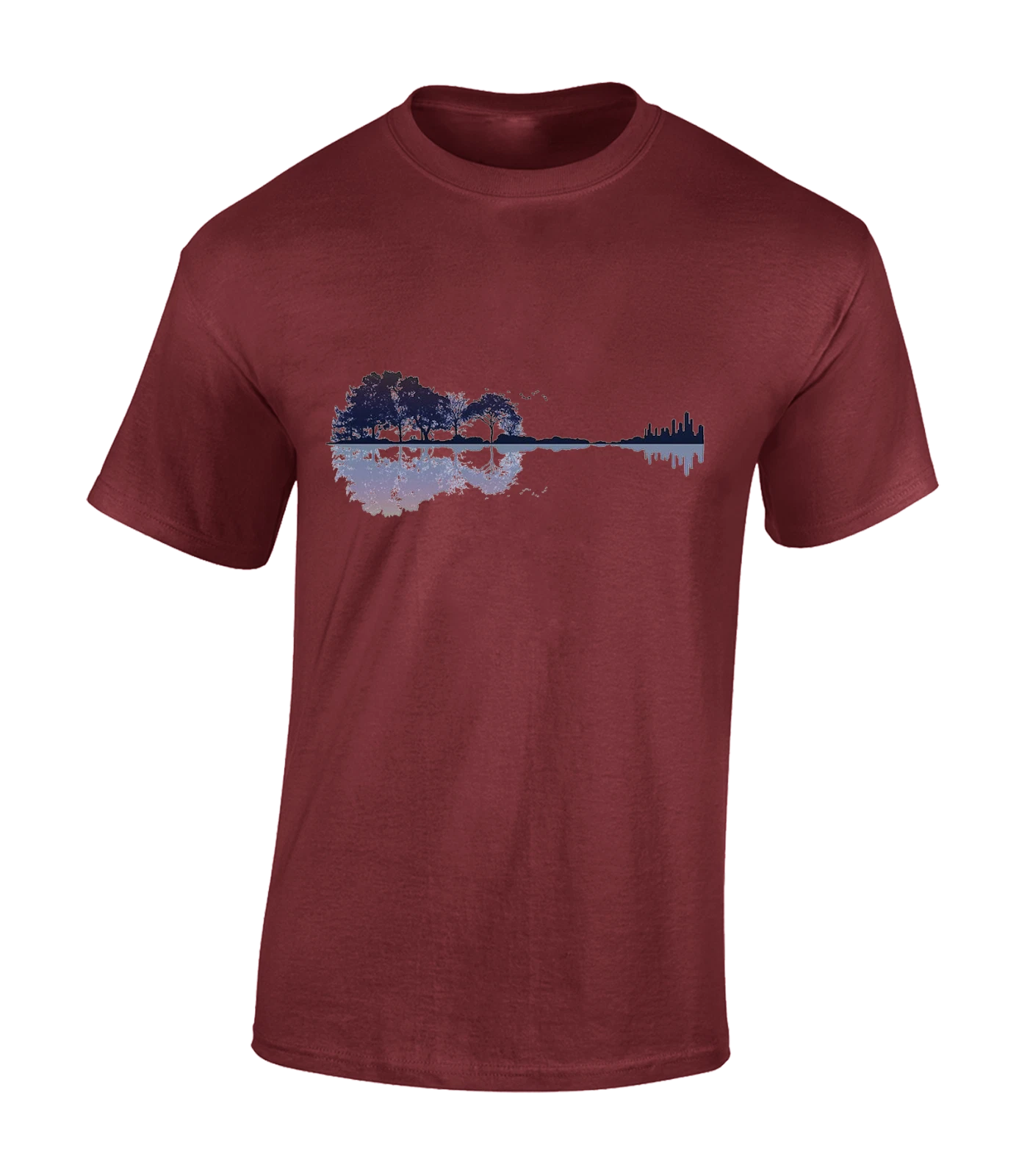 GUITAR OUTDOORS MENS T SHIRT GUITAR PLAYER BAND MUSIC MUSICIAN GIFT IDEA COOL