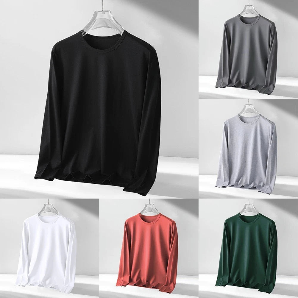 Crew Neck Pullover Activewear Tops Easy Care Material Fashionable Casual Wear