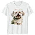 Shih Tzu Watercolor Dog T-Shirt Shih Tzu Dogs Birthday Gift For Him And Her