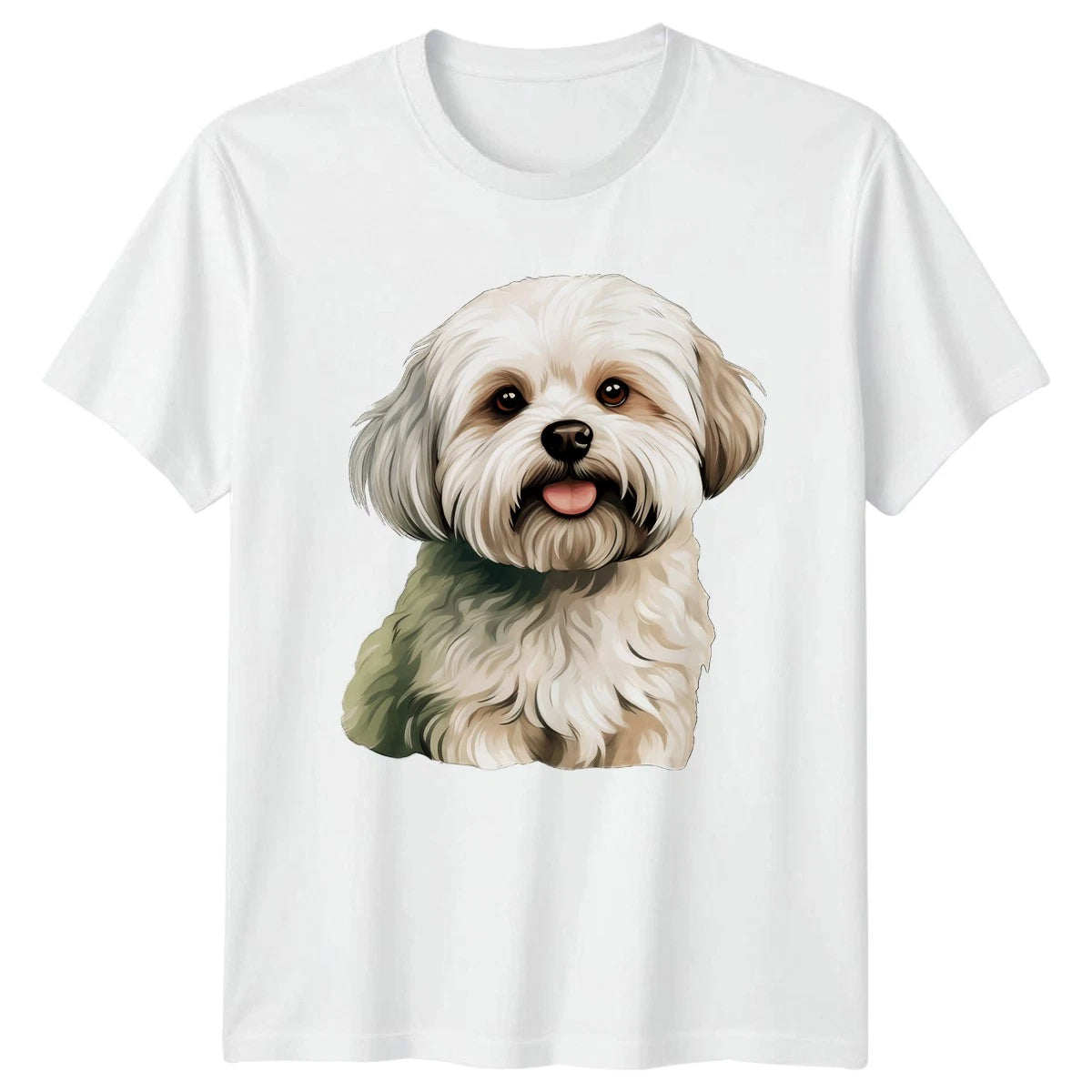 Shih Tzu Watercolor Dog T-Shirt Shih Tzu Dogs Birthday Gift For Him And Her