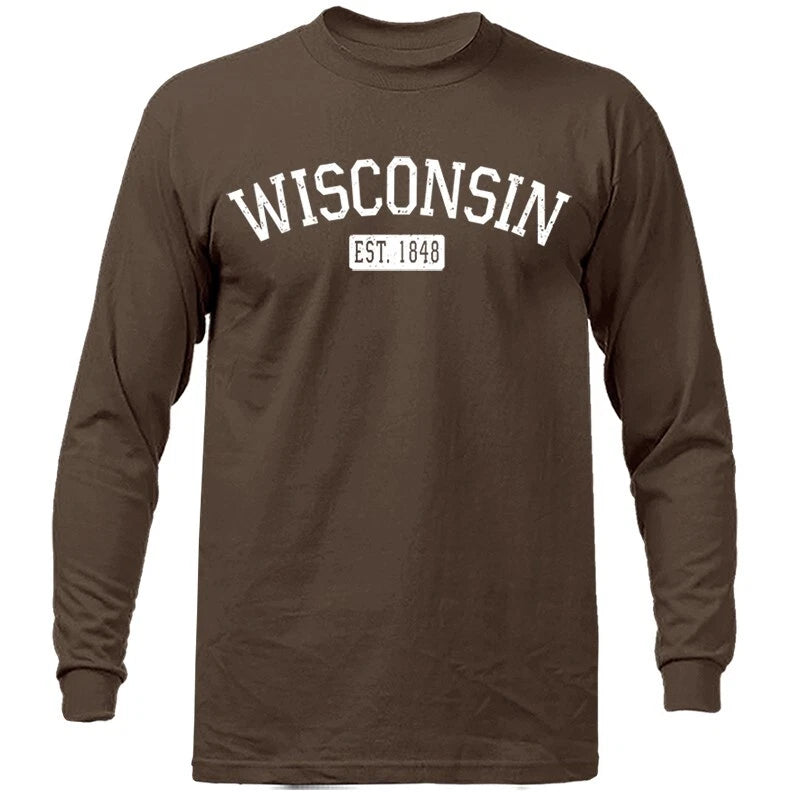 State of Wisconsin WI Graphic Long Sleeve