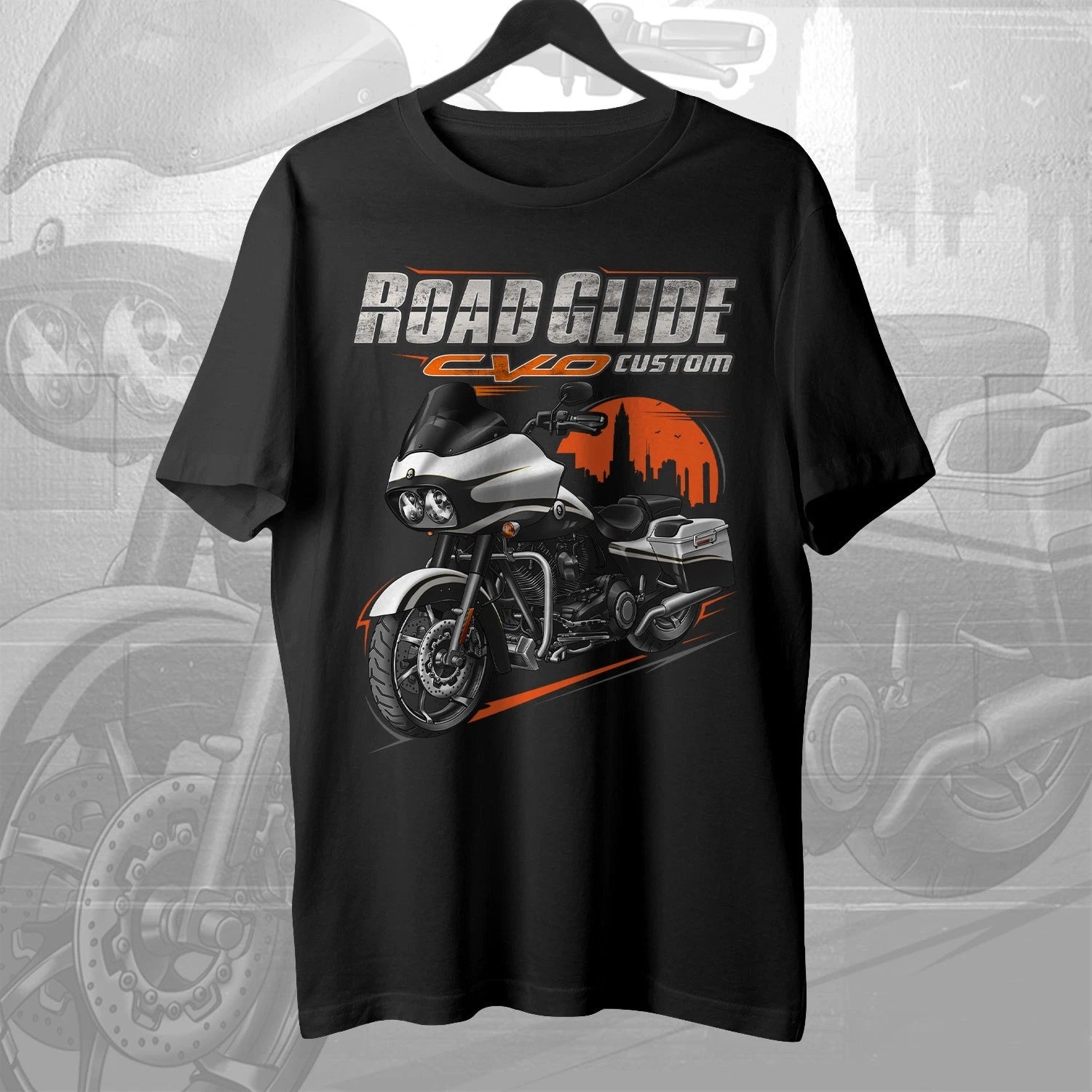 Harley-Davidson CVO Road Glide Custom FLTRXSE 2012-2013 T-Shirt for Bikers