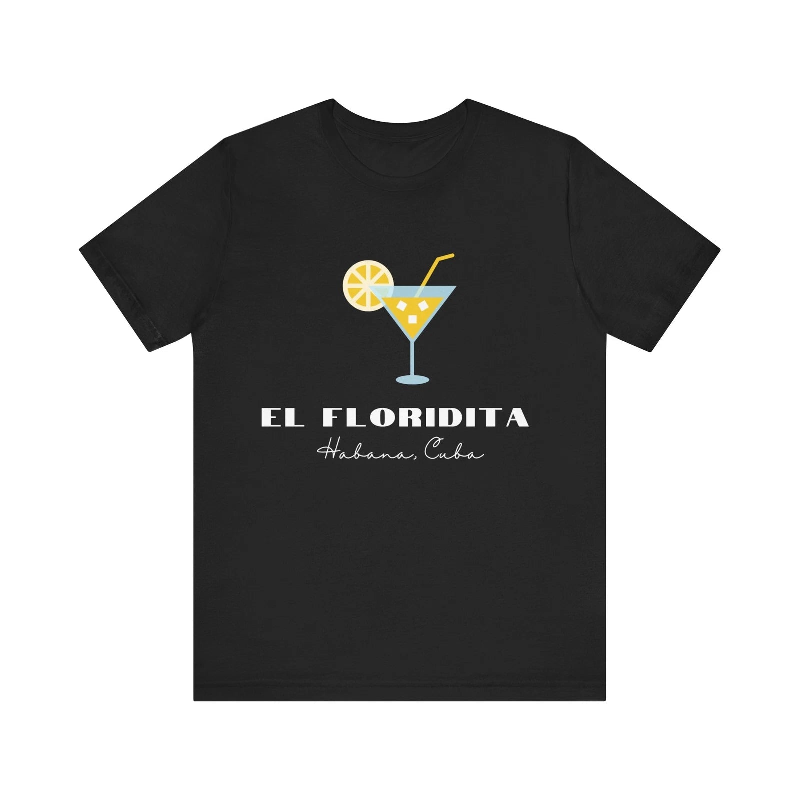 El Floridita Bar T-Shirt Havana Cuba Hemingway's Daiquiri Cuba Tee Shirts