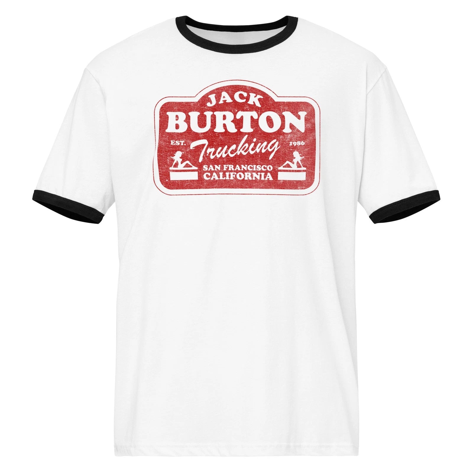 Jack Burton Trucking Pork Chop Express Big Trouble Graphic Tee ringer T Shirt