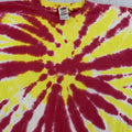 Vintage Spiral Tie Dye Fruit of the Loom Shirt Mens XL/XXL Crewneck Tee