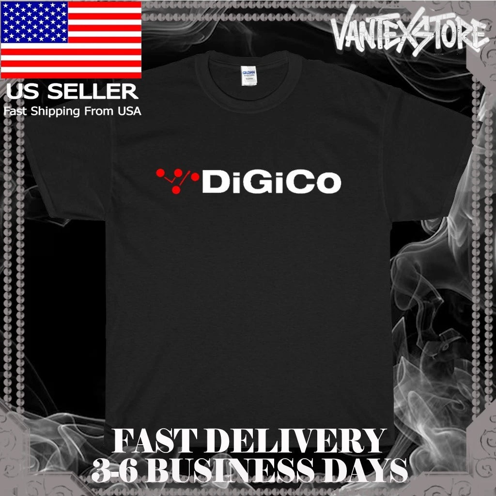 NEW SHIRT DIGICO CREATIVE MIXING AUDIO LOGO MEN'S T-SHIRT AMERICAN SIZE S-5XL
