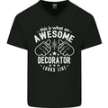 An Awesome Decorator Looks Like Mens V-Neck Cotton T-Shirt
