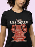 Vintage Leopard Graphic Tee, Les Doux 1929 Urban T-Shirt, Art-Inspired Fashion
