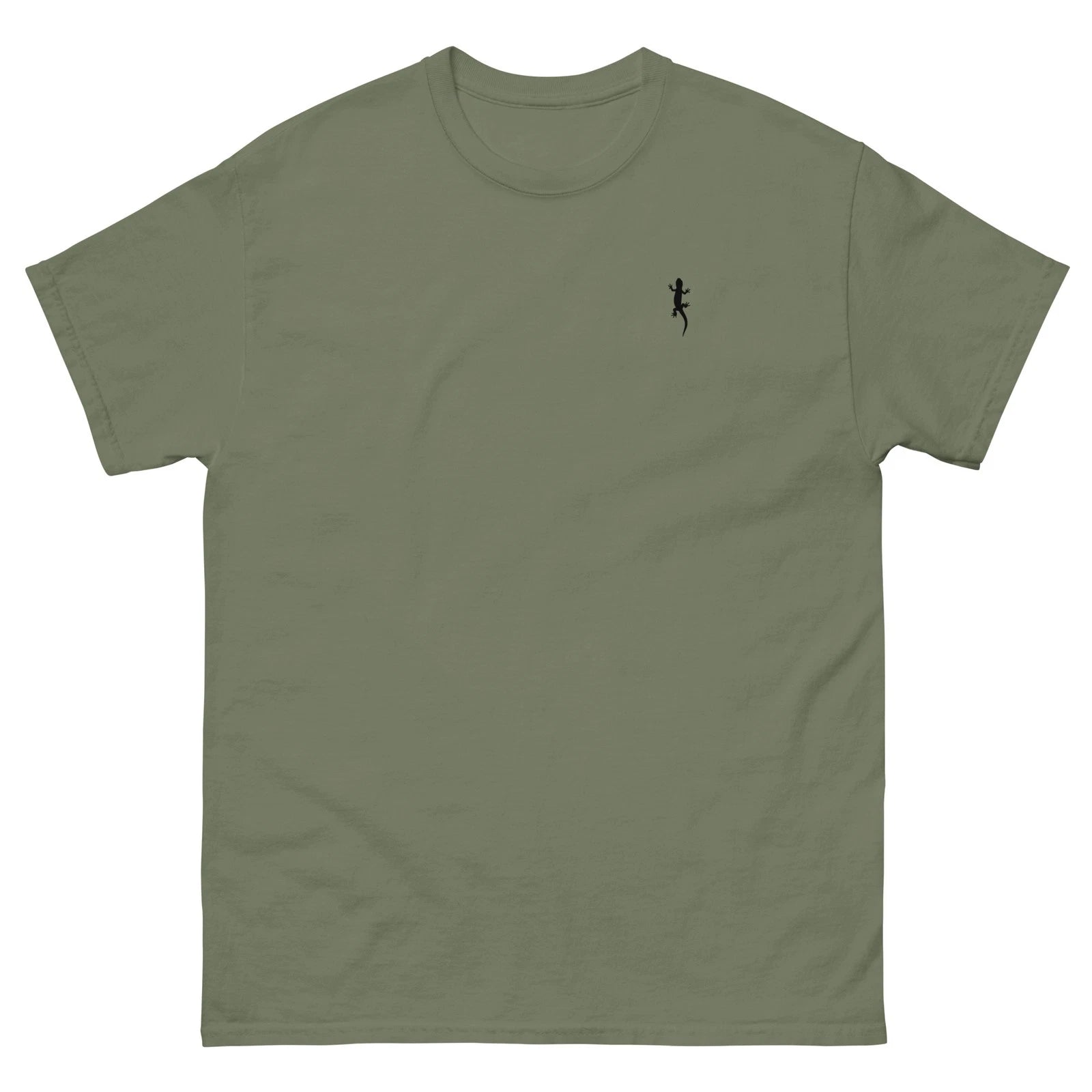 Salamander Silhouette T-Shirt | Climbing Lizard Nature Animal Graphic Tee