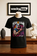 Lucha Libre Psycho Clown Esto Es Lucha Wrestling Style Graphic Tee Shirt