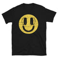 Smiling Happy Face Headphones Unisex T-shirt