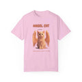 Cute Cat Graphic Unisex Oversized Round Neck T-Shirt – Stylish Casual Cotton