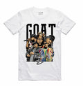 NEW Streetwear on Demand RAP ICON G.O.A.T. WHITE Tee Shirt SMALL-3XLARGE
