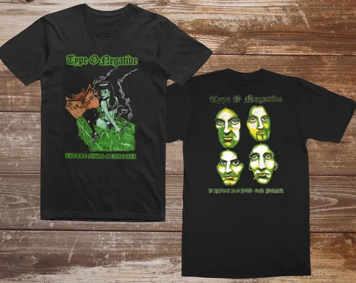 2 Side Type O Negative Little Miss Scare All T Shirt VintagT-S shirt