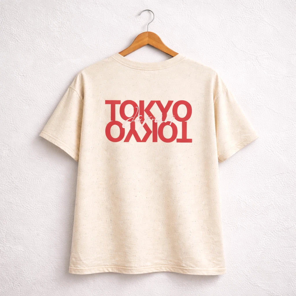 Tokyo Japan Urban Aesthetic T-Shirt |Anime-Inspired Unisex Streetwear Size-S