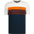 FILA LEARY CREW DARK/TEAL BROWN-STONEMADARIN ORANGE/EGRET