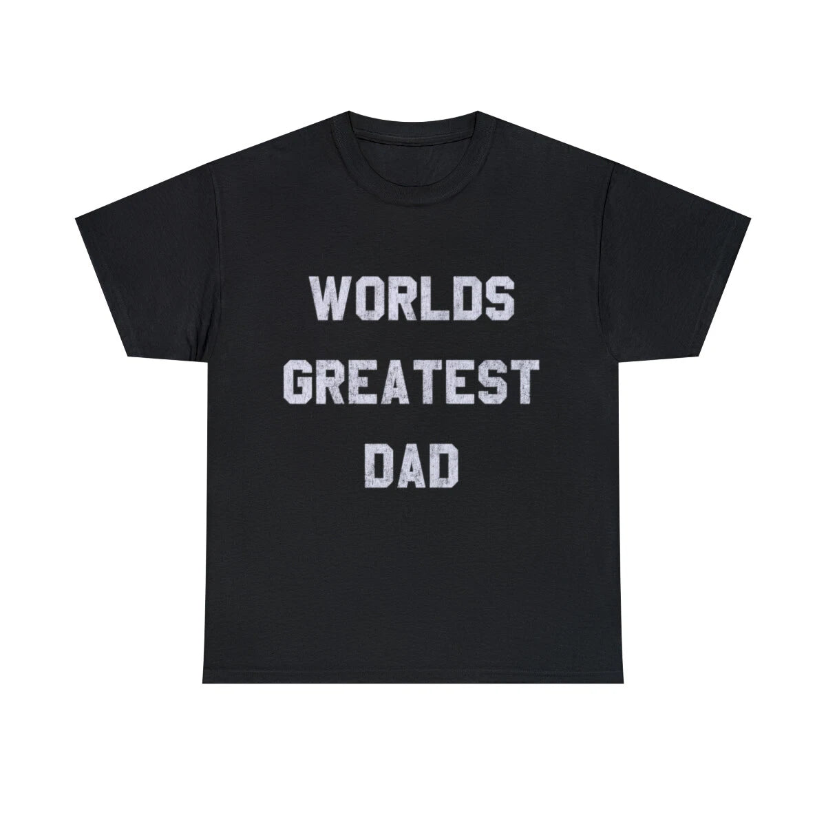 Worlds Greatest Dad Retro Graphic Tee Shirt, S-5XL