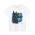Punk Cat Unisex Heavy Cotton Tee, Cool Cat Shirt, Funny Cat Tee, Pet Lover Gift
